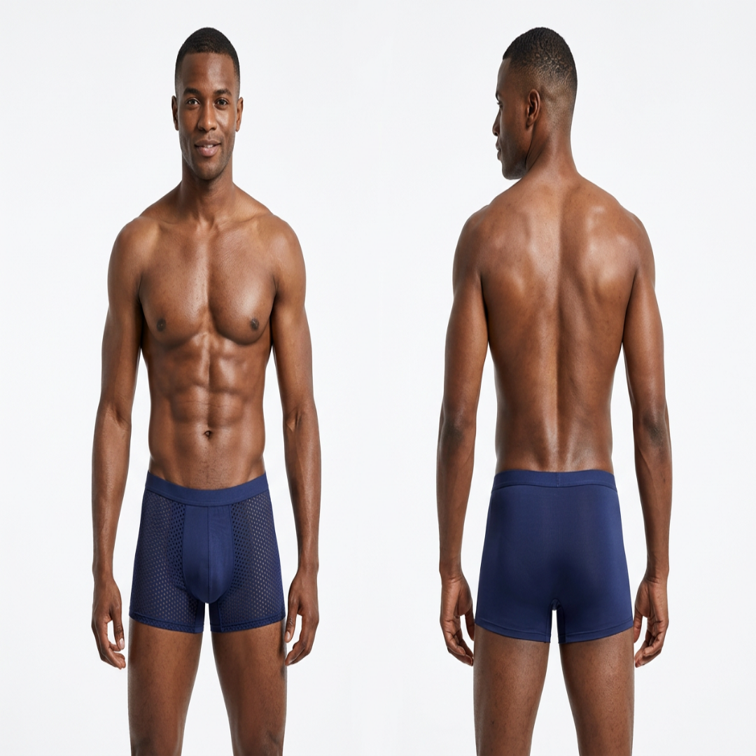 13 000 F CFA - Boxers en fibre de bambou pour homme - 1 Lot de 4 Couleurs