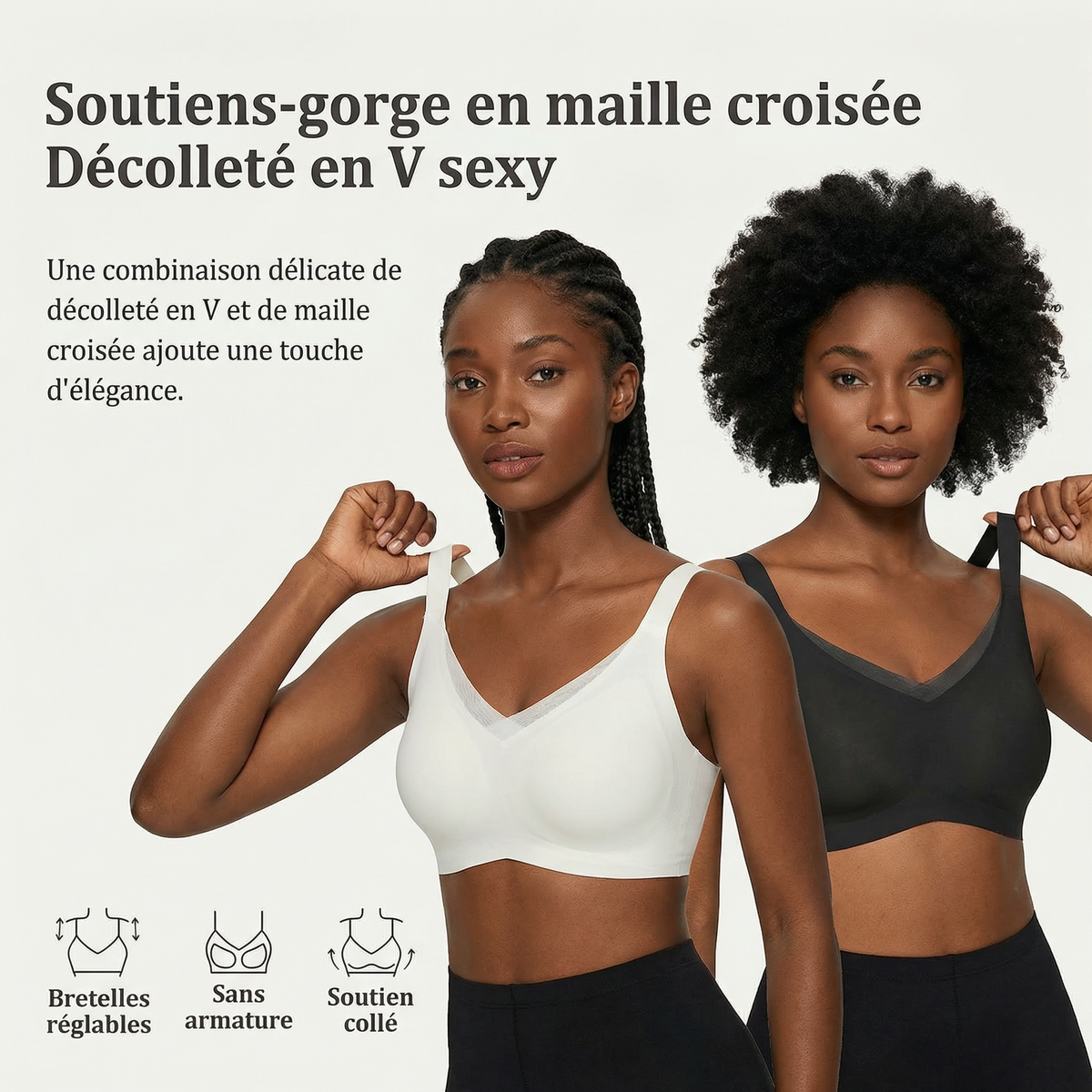 Confortia® - Le Soutien-gorge sans armatures pour un confort quotidien absolu